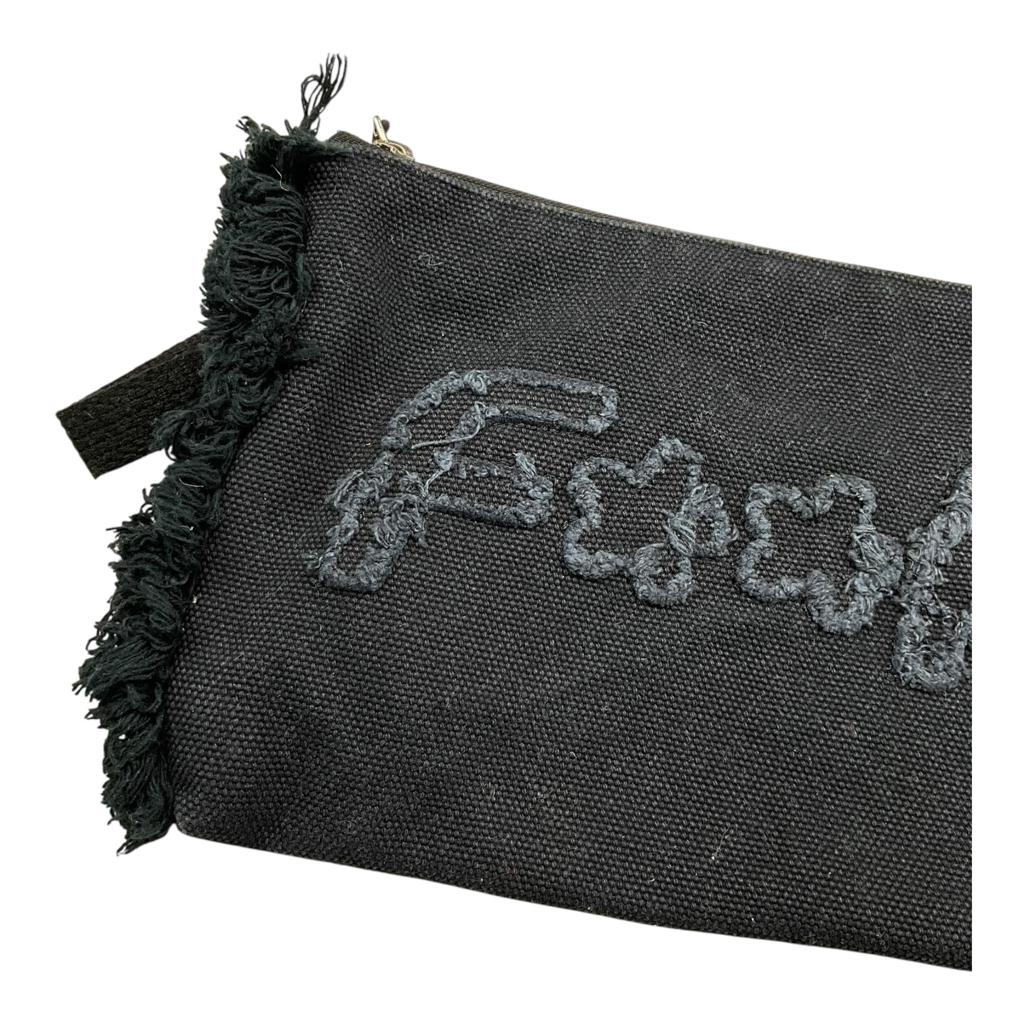 F**K Pochetta Tinta Unita con Logo per Bambina FA25A054BK NERO F**K 