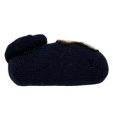 STORY LORIS babbucce tinta unita con orso Blu per Neonato 2835 BLU STORY LORIS 