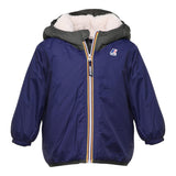 K-WAY giubbino tinta unita con cappuccio in contrasto Blu per Neonato K61157W BLU K-WAY 