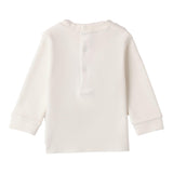 MINI BANDA shirt girocollo tinta unita con stampa Bianco per Neonata 3A614 BIANCO MINI BANDA 