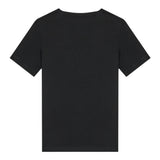 Calvin Klein T-Shirt Girocollo tinta unita con Logo Nero per Bambino IU0IU00543X NERO CALVIN KLEIN 