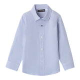 SARABANDA camicia tinta unita con fantasia a righe Bianco per Bambino 023J BIANCO SARABANDA 