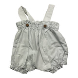 Wedoble Baby Strampler Streifenmuster Weiß/Blau