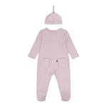 Levi'S Set Tutina-Cappello Tinta Unita per Neonata 6EK247 ROSA LEVI'S 
