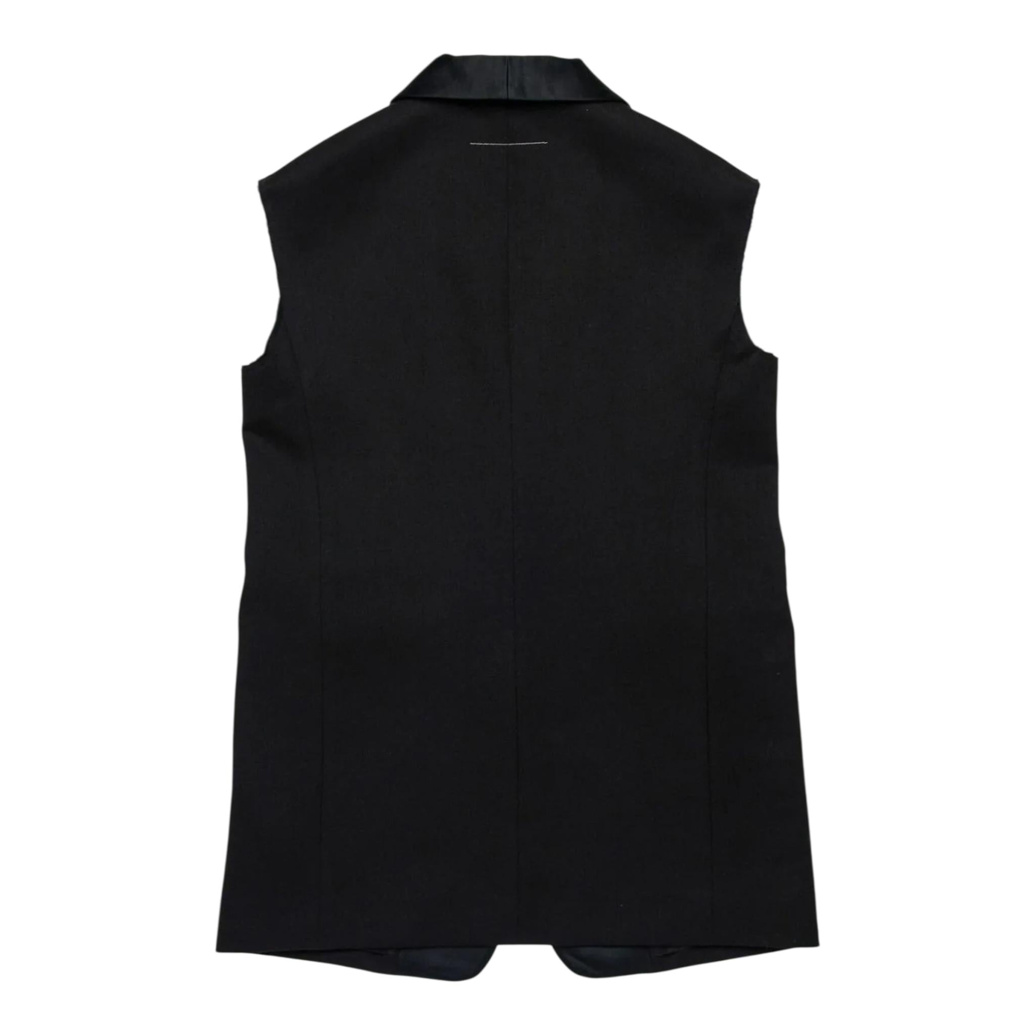 MAISON MARGIELA gilet tinta unita Nero per Bambina M60611 NERO MAISON MARGIELA 