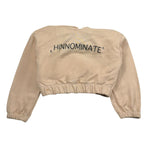 Hinnominate Felpa Tinta Unita con Stampa E Cappuccio per Bambina 3641FY00031 BEIGE HINNOMINATE 