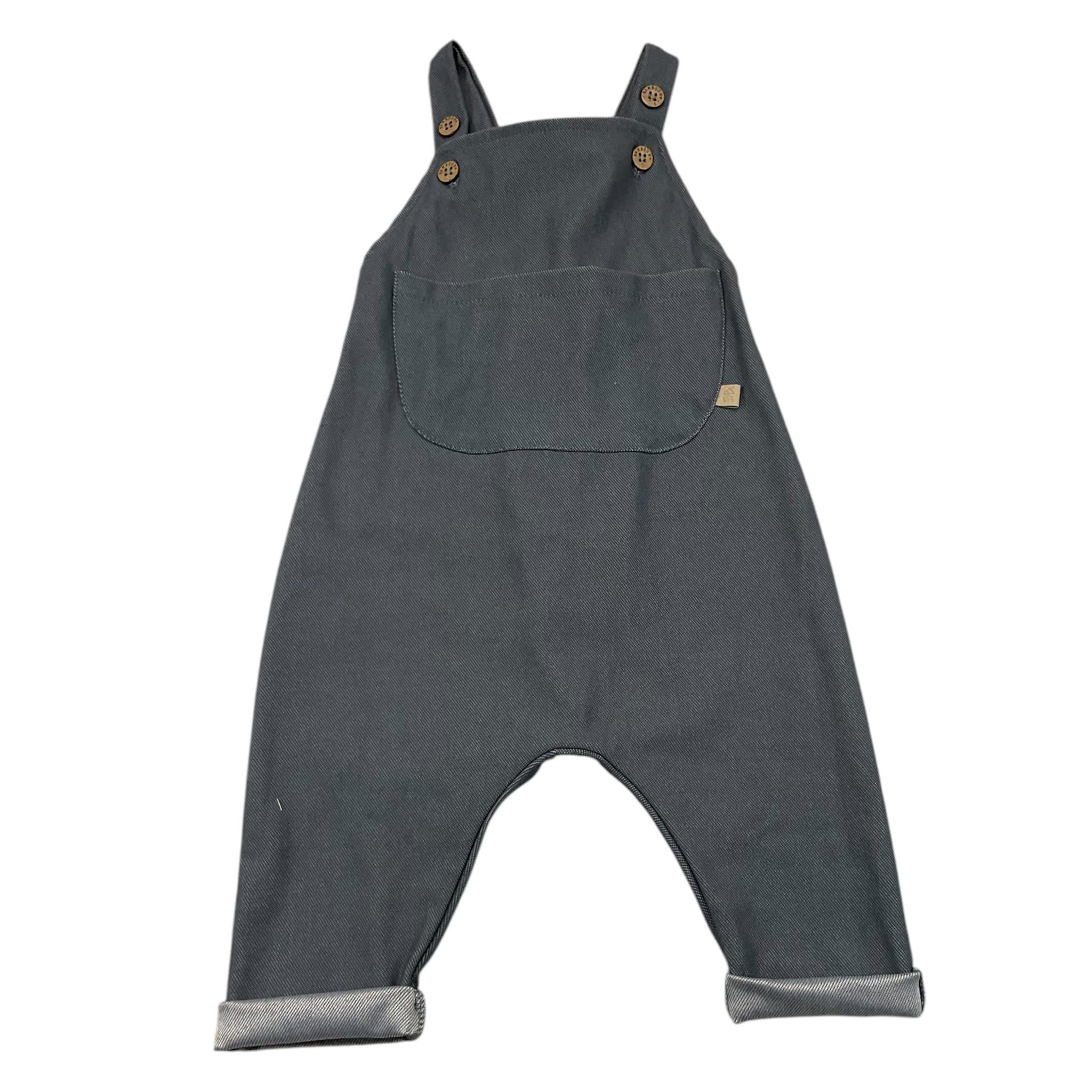 BAMBOOM+BABIES salopette tinta unita Blu per Neonato 706 BLU BAMBOOM+BABIES 