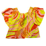 F**K Top Halbarm Multicolor Fantasy Print für Mädchen