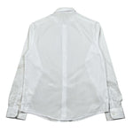 Daniele Alessandrini Camicia Manica Lunga Tinta Unita con Stampa per Bambino 1235C1218 BIANCO DANIELE ALESSANDRINI 