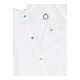 Trussardi Langarmshirt einfarbig mit weißem Logo-Print für Jungen