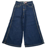 Vicolo Jeans Tinta Unita Modello Palazzo per Neonata 3141PDZ00117N BLU VICOLO 