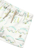 Mayoral Bermuda Tinta Unita con Stampa per Neonato 1244 BIANCO MAYORAL 