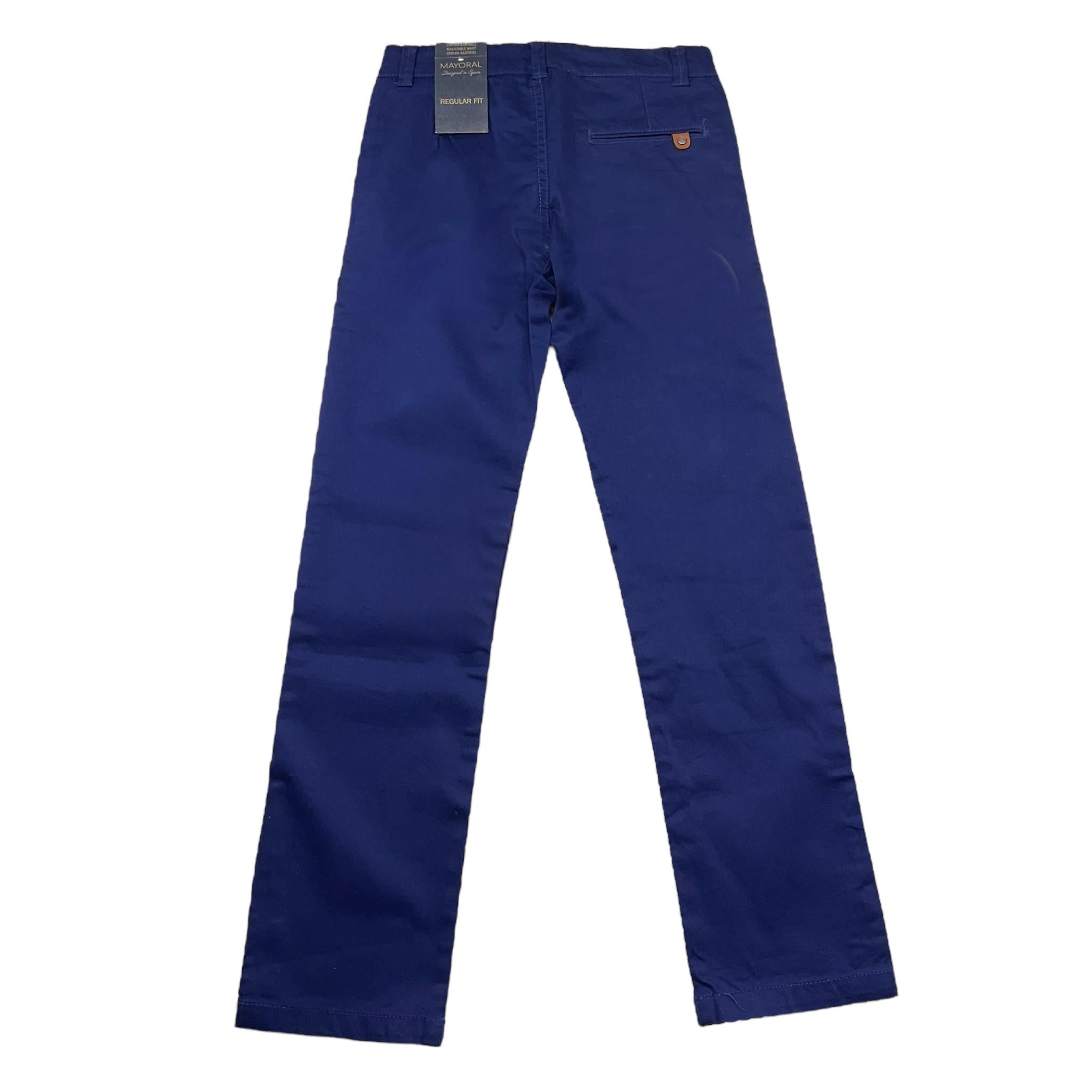 Mayoral Pantalone Tinta Unita con Girovita Regolabile per Bambino 3503 BLU MAYORAL 
