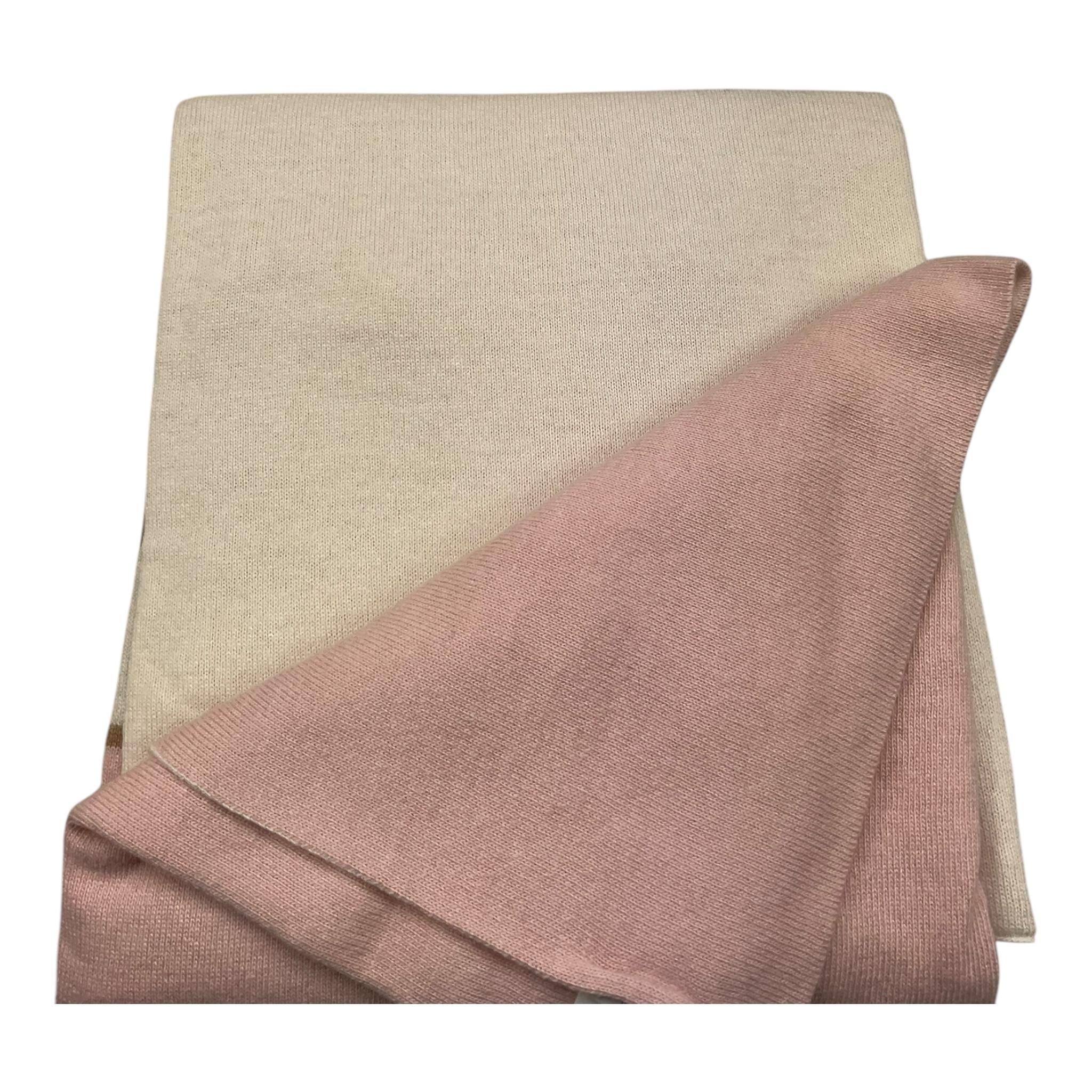 LE BEBE' coperta bicolore con orsi Panna/rosa per Neonata LBG5445 PANNA/ROSA LE BEBE' 