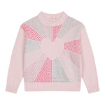BillIEBLUSH maglia gircollo tinta unita con brillantini Rosa per Bambina U20464 ROSA BillIEBLUSH 