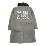 JOHN RICHMOND cappotto tinta unita con colletto in contrasto Grigio per Bambina RGA25108CP GRIGIO JOHN RICHMOND 