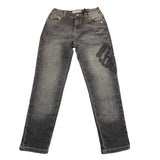ICEBERG jeans tinta unita con girovita regolabile Nero per Bambino PTICE5315B NERO ICEBERG 