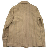 Manuel Ritz Jacke Einfarbig Streifenmuster Beige Für Jungen
