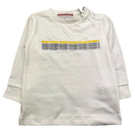 CESARE PACIOTTI shirt girocollo tinta unita cn stampa logo Bianco per Neonato TSP5306BX BIANCO CESARE PACIOTTI 