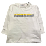 CESARE PACIOTTI shirt girocollo tinta unita cn stampa logo Bianco per Neonato TSP5306BX BIANCO CESARE PACIOTTI 