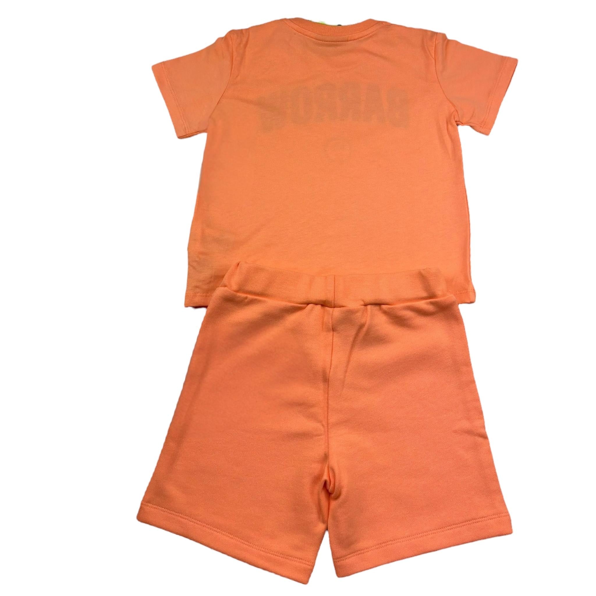 Barrow Kids Completo 2 Pezzi T-Shirt-Bermuda Tinta Unita per Bambino S5BKUNTR159 ARANCIONE BARROW KIDS 