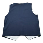 Nera 20.52 Gilet Tinta Unita con Bottoni per Bambino N15435 BLU NERA 20.52 