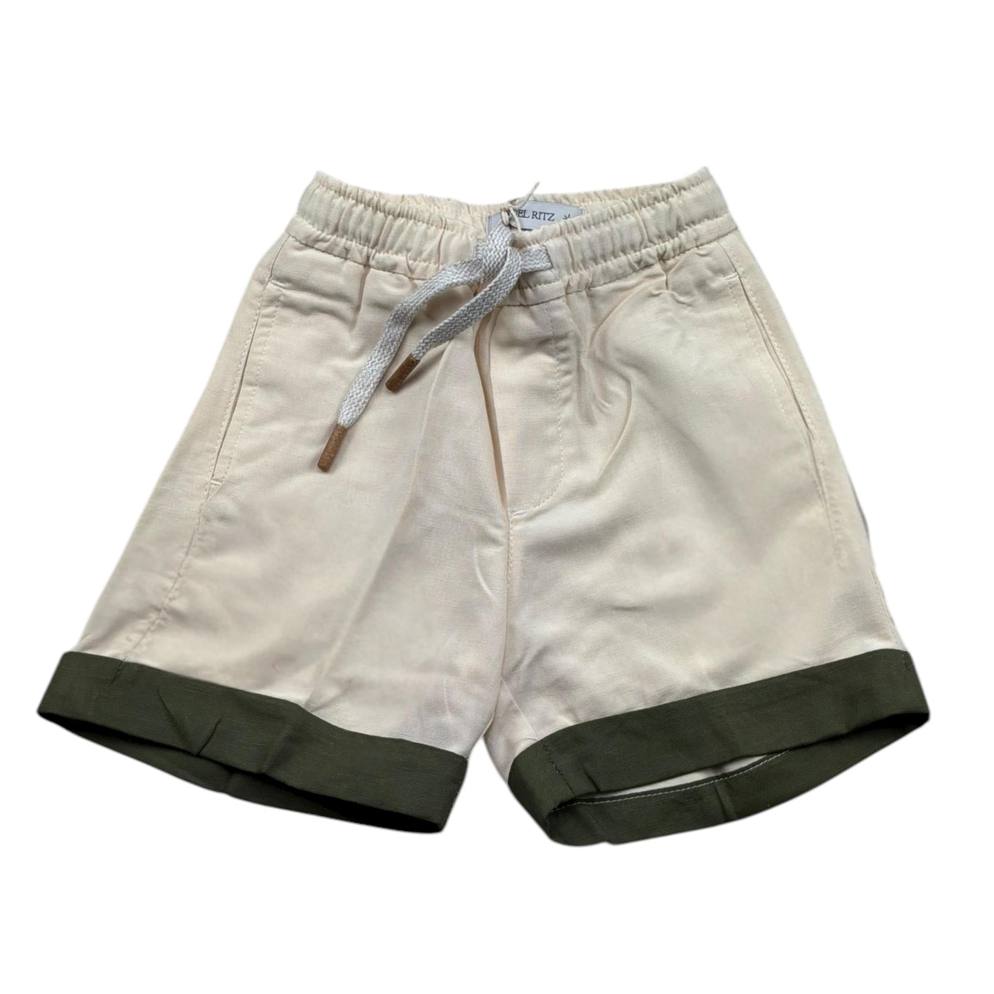 Manuel Ritz Completo 2 Pezzi Camica-Bermuda per Neonato MR3083 VERDE MANUEL RITZ 