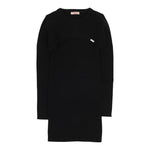 LIU JO abito mezza manica tinta unita con scaldacuore Nero per Bambina GF4196 NERO LIU JO 
