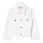 Twinset Giubbino In Denim Tinta Unita per Bambina 251GJ2612 BIANCO TWINSET 