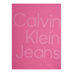 Calvin Klein T-Shirt Girocollo Tinta Unita con Stampa per Bambina IG0IG02346 ROSA CALVIN KLEIN 