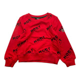 Most Los Angeles Red Logo Solid Color Rundhals-Sweatshirt für Neugeborene