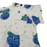 Play Up T-Shirt Girocollo Tinta Unita con Stampe per Neonato PA011AQ11053 PANNA PLAY UP 