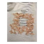 Miss Grant T-Shirt Girocollo Tinta Unita con Stampa In Contrasto per Neonata MG1336 BIANCO MISS GRANT 