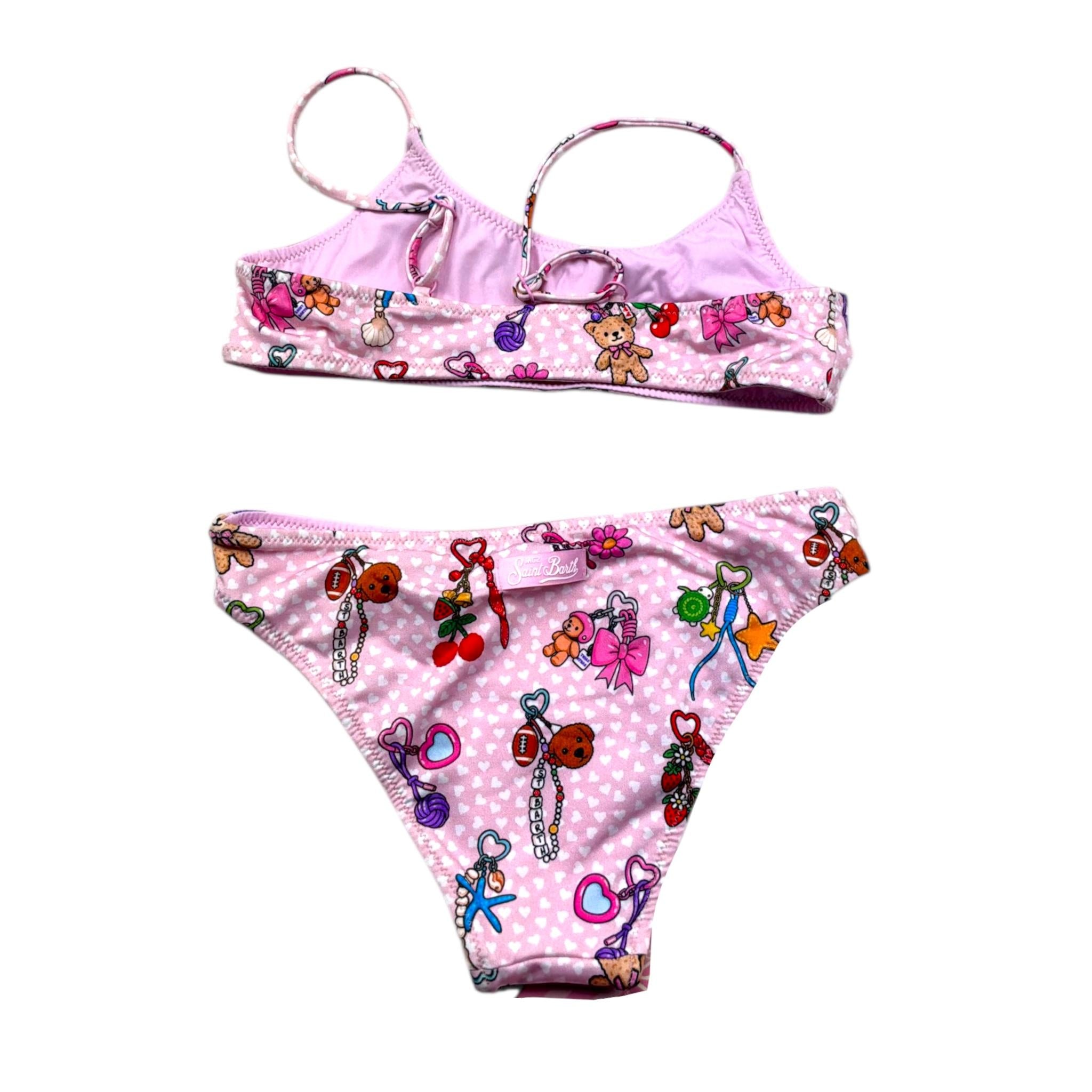 Saint Barth Costume 2 Pezzi Fascia-Slip per Bambina PARTY21 ROSA SAINT BARTH 