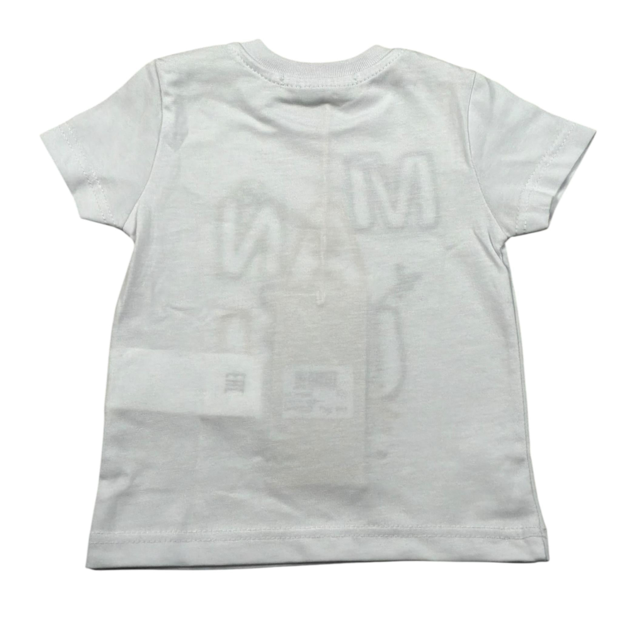 Manuel Ritz T-Shirt tinta unita On Stampa Bianco per Neonato MR2660 BIANCO MANUEL RITZ 