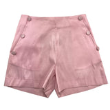 Lu Lu By Miss Grant Einfarbige Shorts mit elastischer Taille in Rosa für Mädchen