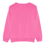 Moschino Maglia Girocollo Tinta Unita con Ricamo Orso per Bambina HYW00J ROSA MOSCHINO 