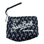 Saint Barth Pochette Tinta Unita con Stampa per Bambina 00560L BLU SAINT BARTH 