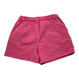 Cecyle Einfarbige Jeansshorts mit elastischer Taille Magenta für Mädchen