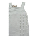 Wedoble Tutina Giromanica Tinta Unita con Ricami per Neonato V2401310A BIANCO WEDOBLE 