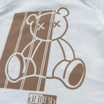 Le Bebe' T-Shirt Girocollo Tinta Unita con Stampa per Neonato LBB5415 BIANCO LE BEBE' 