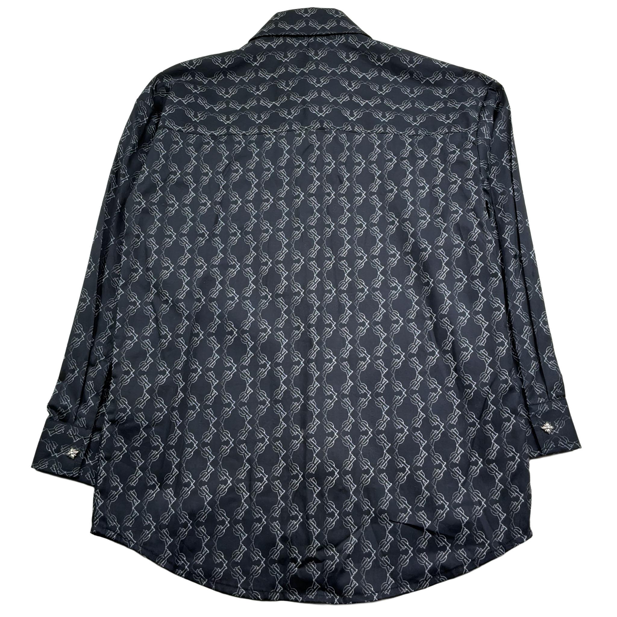 John Richmond Camicia Manica Lunga Tinta Unita per Bambino RGP26055CA NERO JOHN RICHMOND 