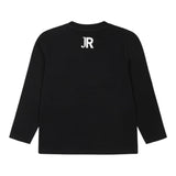 JOHN RICHMOND shirt girocollo tinta unita con stampa Nero per Neonata RIA24066TS NERO JOHN RICHMOND 