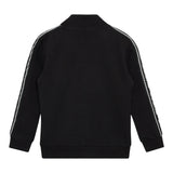 GUESS felpa con zip tinta unita con maniche logate Nero per Bambino L2YQ47K6S1 NERO GUESS 
