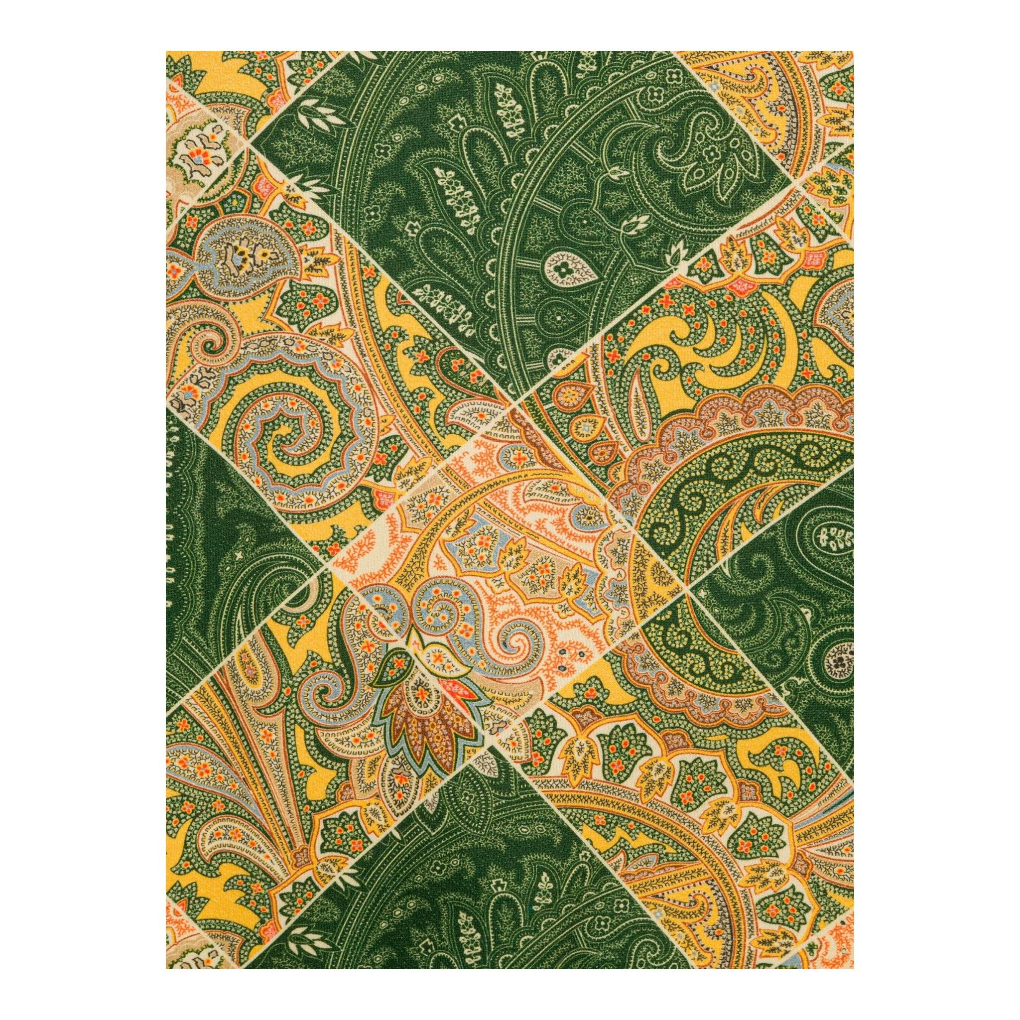 ETRO felpa chiusa girocollo stampa fantasia Verde per Bambino GB4P00 VERDE ETRO 