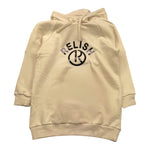 RELISH abito tinta unita con cappuccio Beige per Bambina RGA2409033003 BEIGE RELISH 