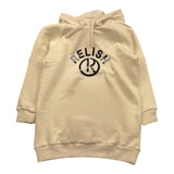 RELISH abito tinta unita con cappuccio Beige per Bambina RGA2409033003 BEIGE RELISH 