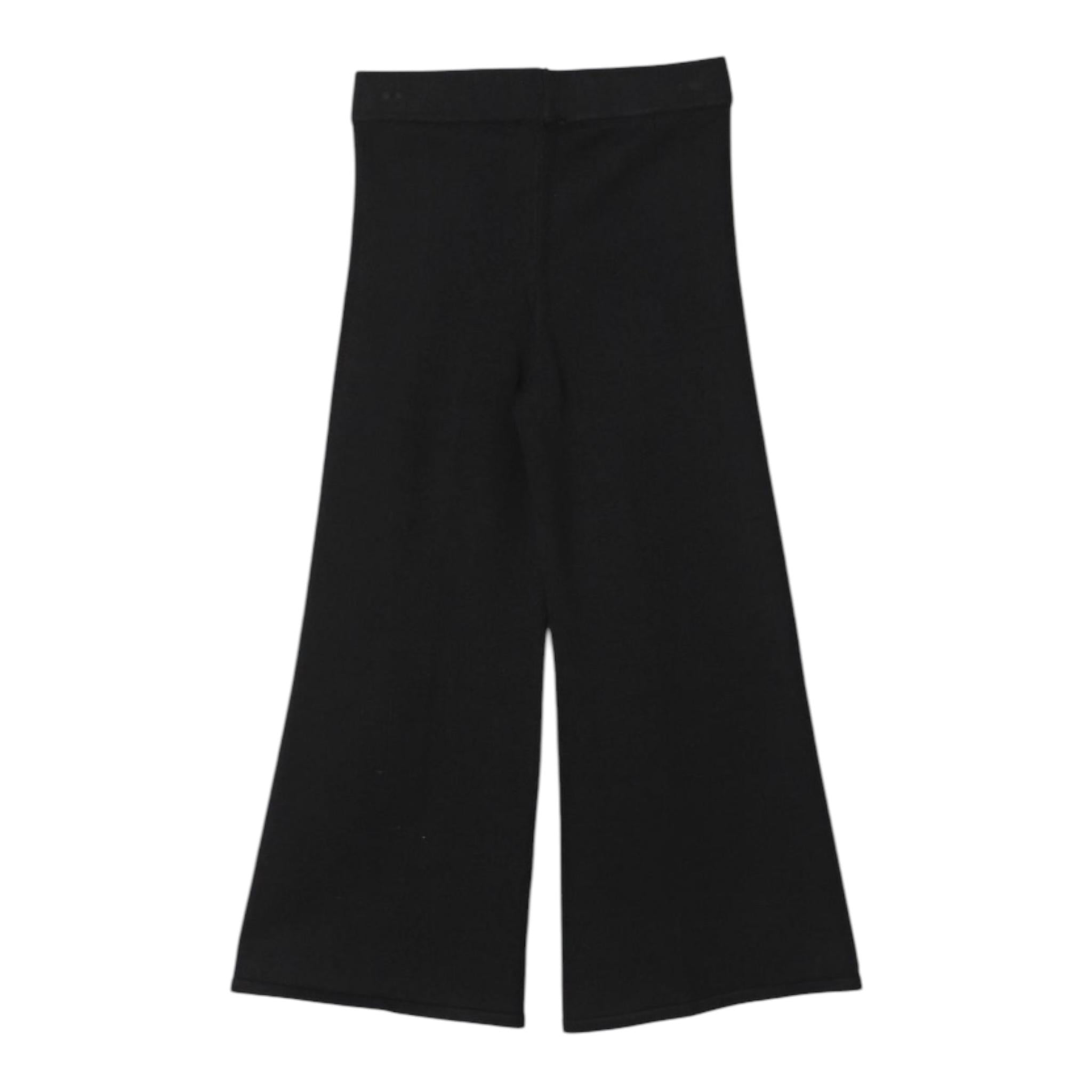 MOSCHINO pantalone tinta unita modello zampa Nero per Bambina 242GJ3183 NERO MOSCHINO 