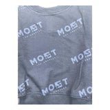 Most Los Angeles Crewneck Sweatshirt Einfarbig Logo Blau Für Jungen