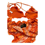 F**K Costume 2 Pezzi Triangolo-Mutandina per Bambina FJ241527X ARANCIONE F**K 